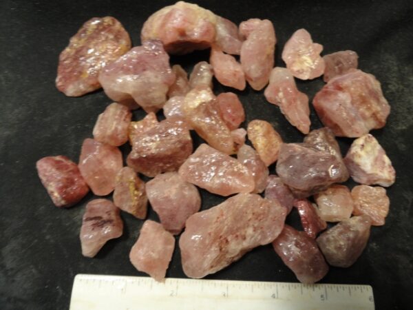 Cherry Quartz Tumbling Rough (Per LB)