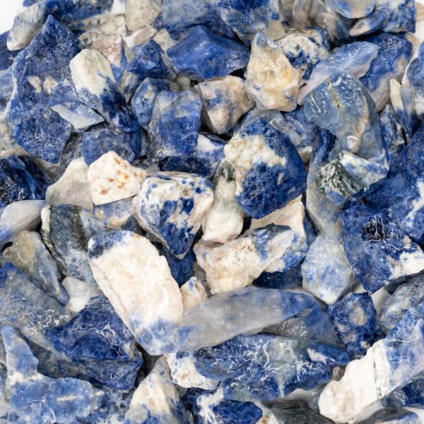 Small Sodalite Tumbling Rough (Per LB)