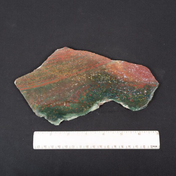 Unpolished Bloodstone Slab