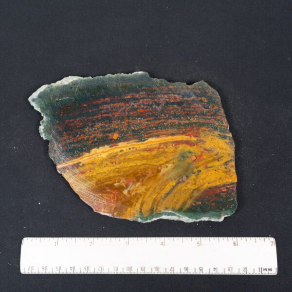 Unpolished Bloodstone Slab