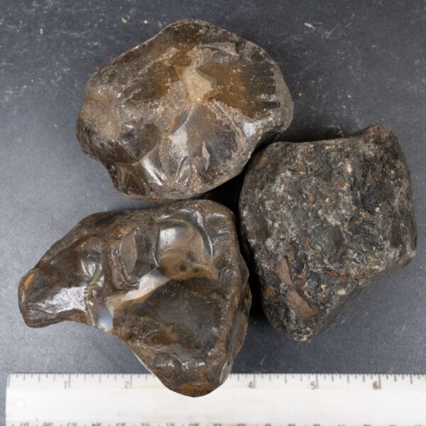Black Skin Agate Rough