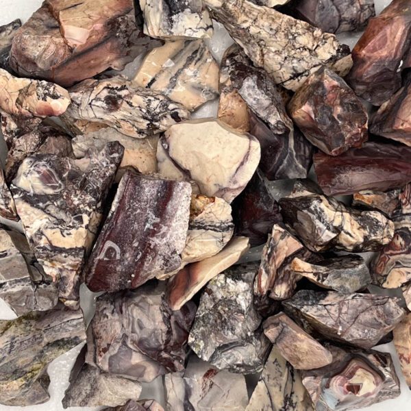 Sci-Fi (Porcelain) Jasper Tumbling Rough (Per LB)