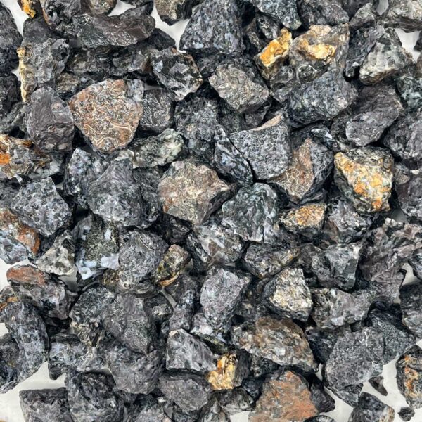 Indigo Gabbro Tumbling Rough (Per LB)